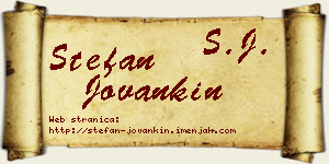 Stefan Jovankin vizit kartica